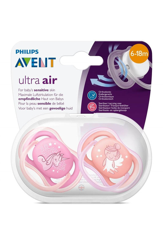 Ultra Air 2li Desenli Emzik 6-18 Ay - Kız