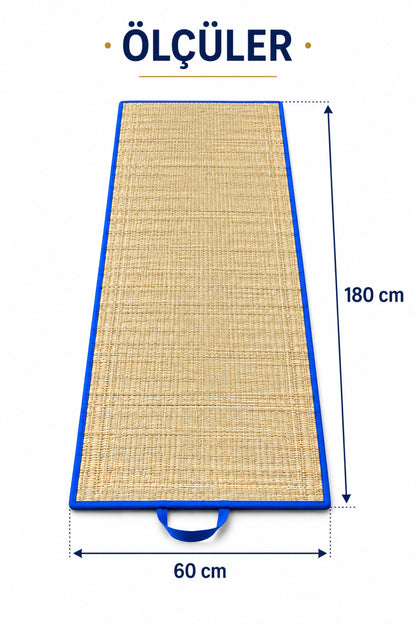 Hasır Mat, Plaj - Kamp Matı %100 Hasır, 60x180 cm
