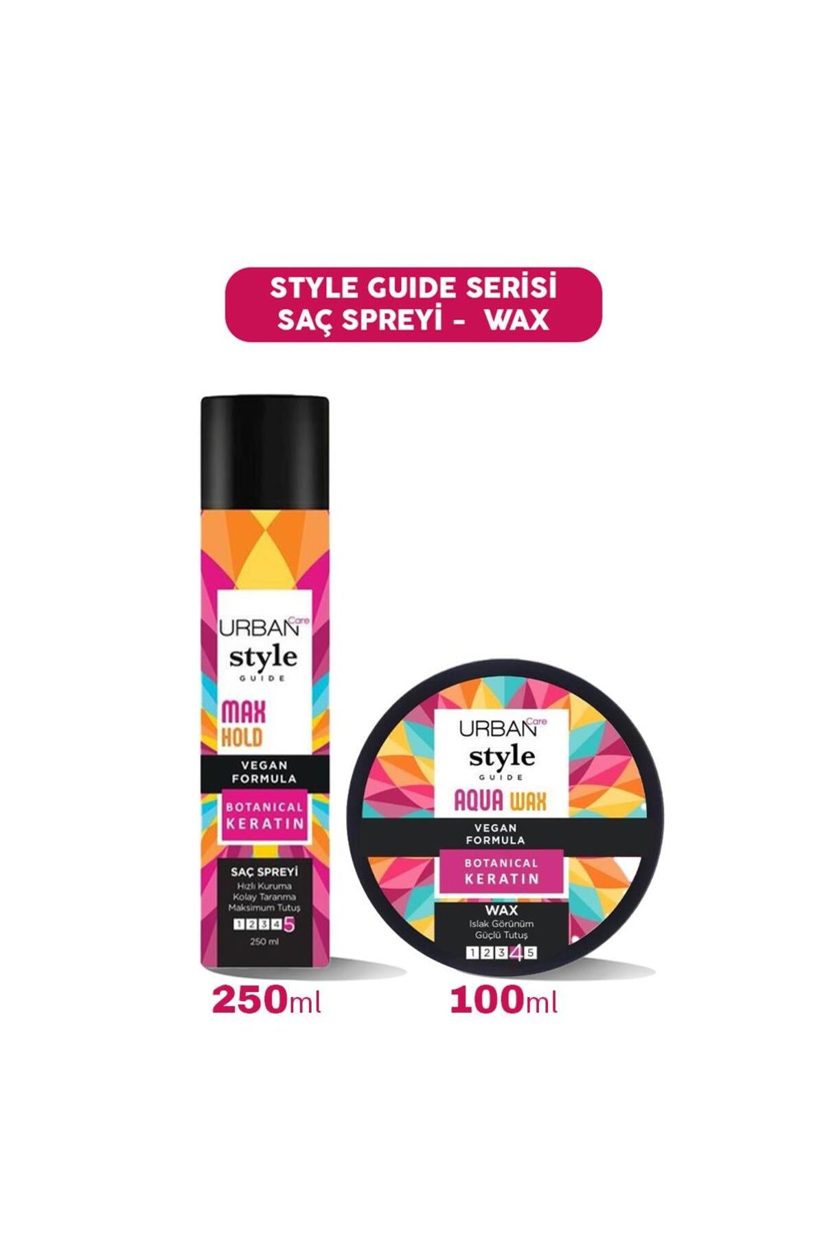 Style Guide Max Hold Saç Spreyi Ve Aqua Wax