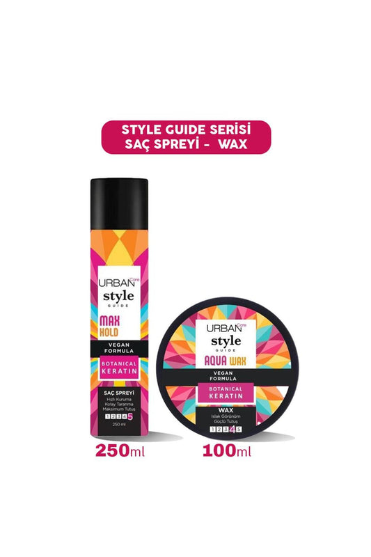 Style Guide Max Hold Saç Spreyi Ve Aqua Wax