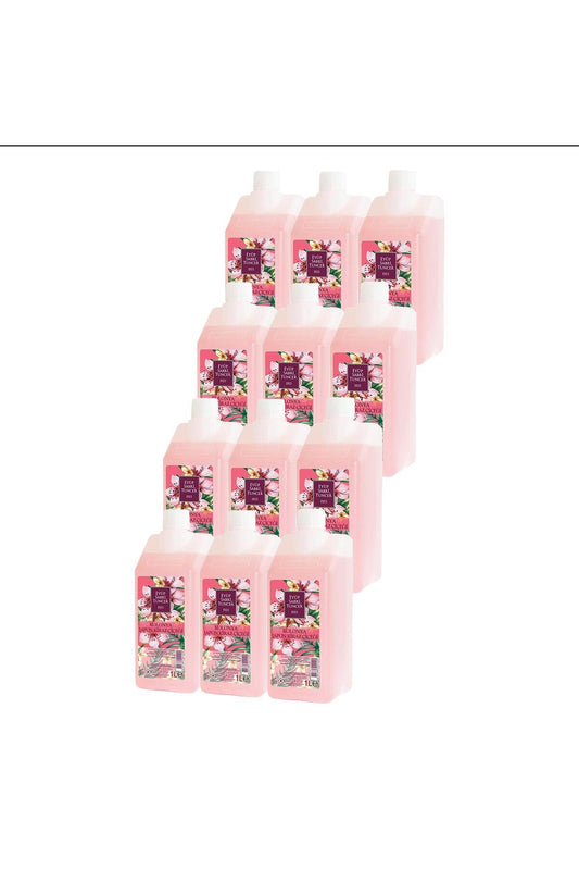 Japon Kiraz Çiçeği Kolonyası Yedek Şişe 1 lt x 12 Adet