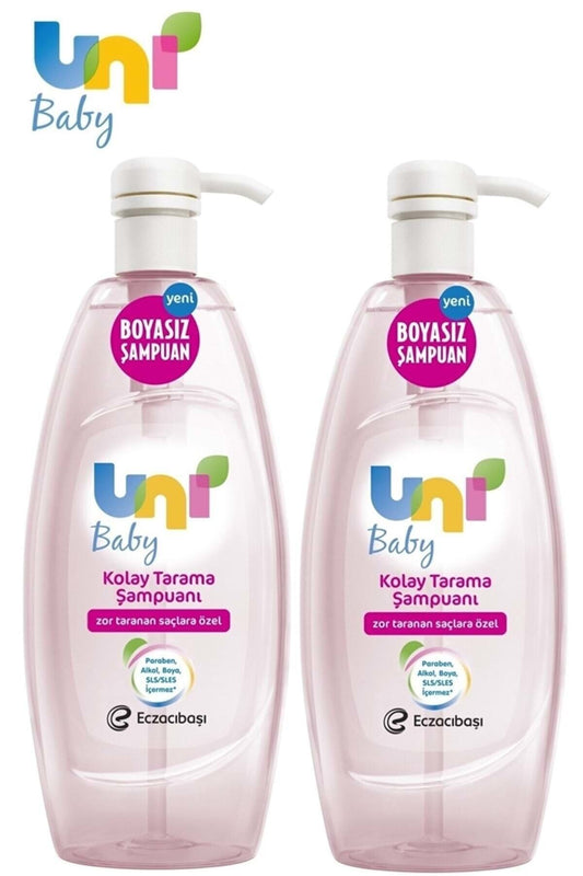 Uni Baby Bebek Kolay Tarama Şampuanı 700Ml Pompalı ( 2 Li Set)