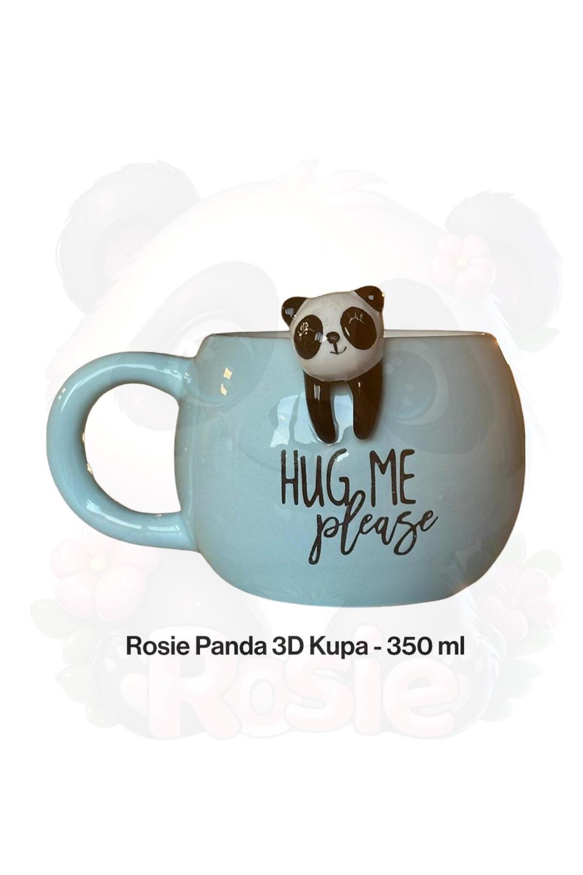 Panda Figürlü Seramik Kupa 350 ml