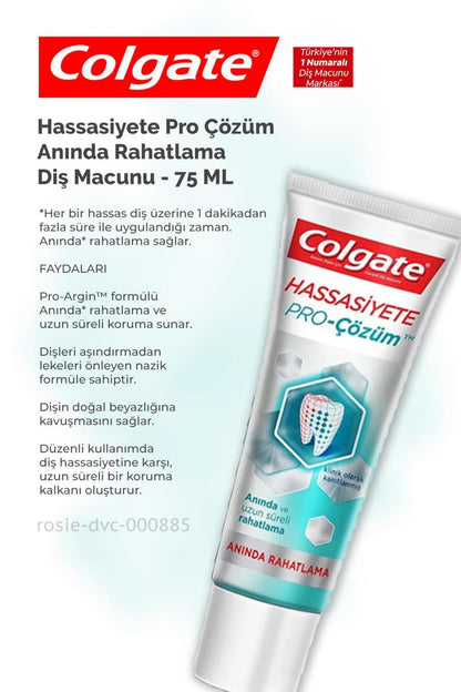 Hassasiyete Diş Macunu 75 ml, FoamSoft Diş Fırçası, H. Şakir Zeytinyağlı Şampuan 500 ml