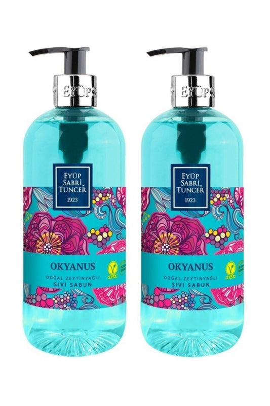 Doğal Zeytinyağlı Sıvı Sabun Okyanus 500 ml x 2 Adet