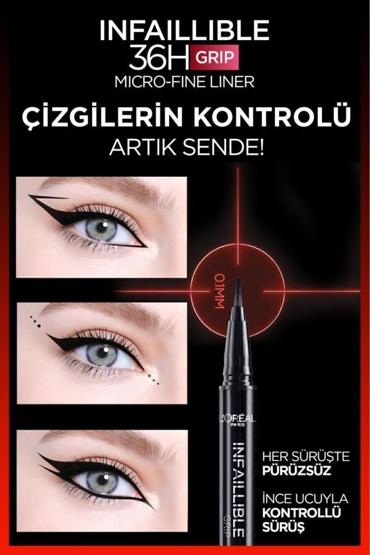 L'oréal Paris Infaillible 36h Grip Micro Fine Eyeliner 04 Dew Berry