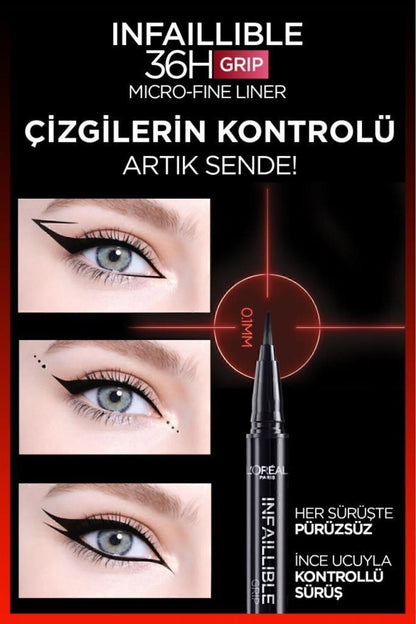 L'oréal Paris Infaillible 36h Grip Micro Fine Eyeliner 04 Dew Berry