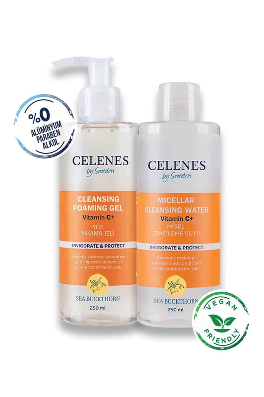 Sea Buckthorn Aydınlatıcı Ve Cilt Tonu Eşitleyici Seti Yağlı Ve Karma Ciltler 250 ml 250 ml