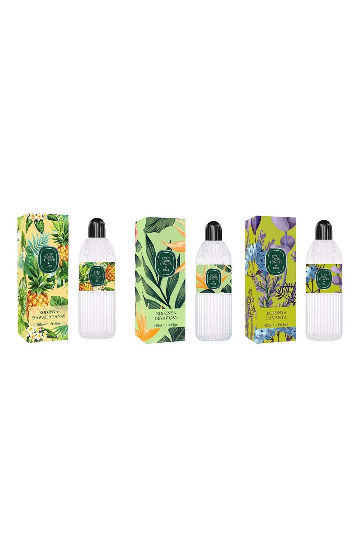 Kolonya Hawaii Ananas, Beyaz Çay ve Lavanta Pet Şişe 400 ml
