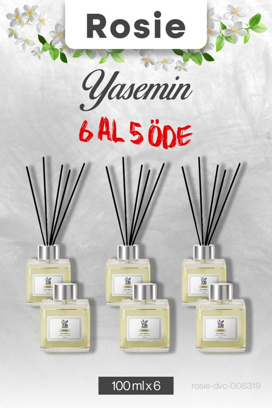 Yasemin 6 AL 5 ÖDE, Çubuklu Oda Kokusu 100 ml