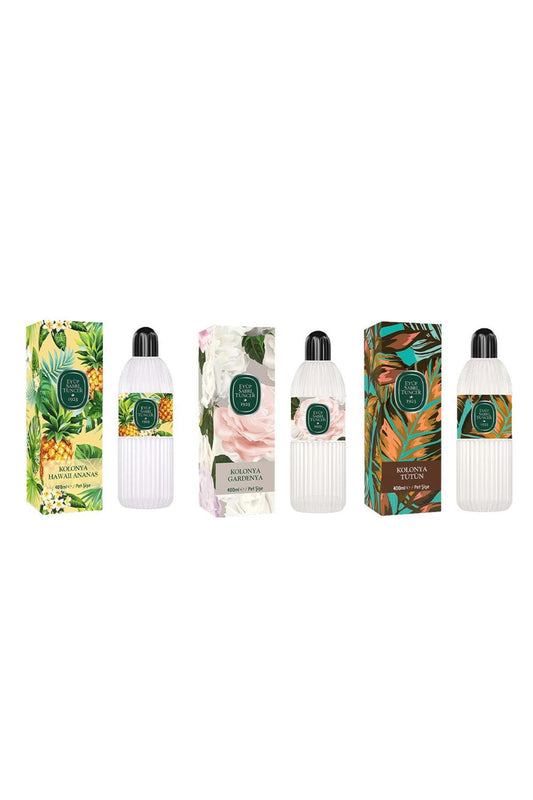 Kolonya Hawaii Ananas, Gardenya ve Tütün Pet Şişe 400 ml