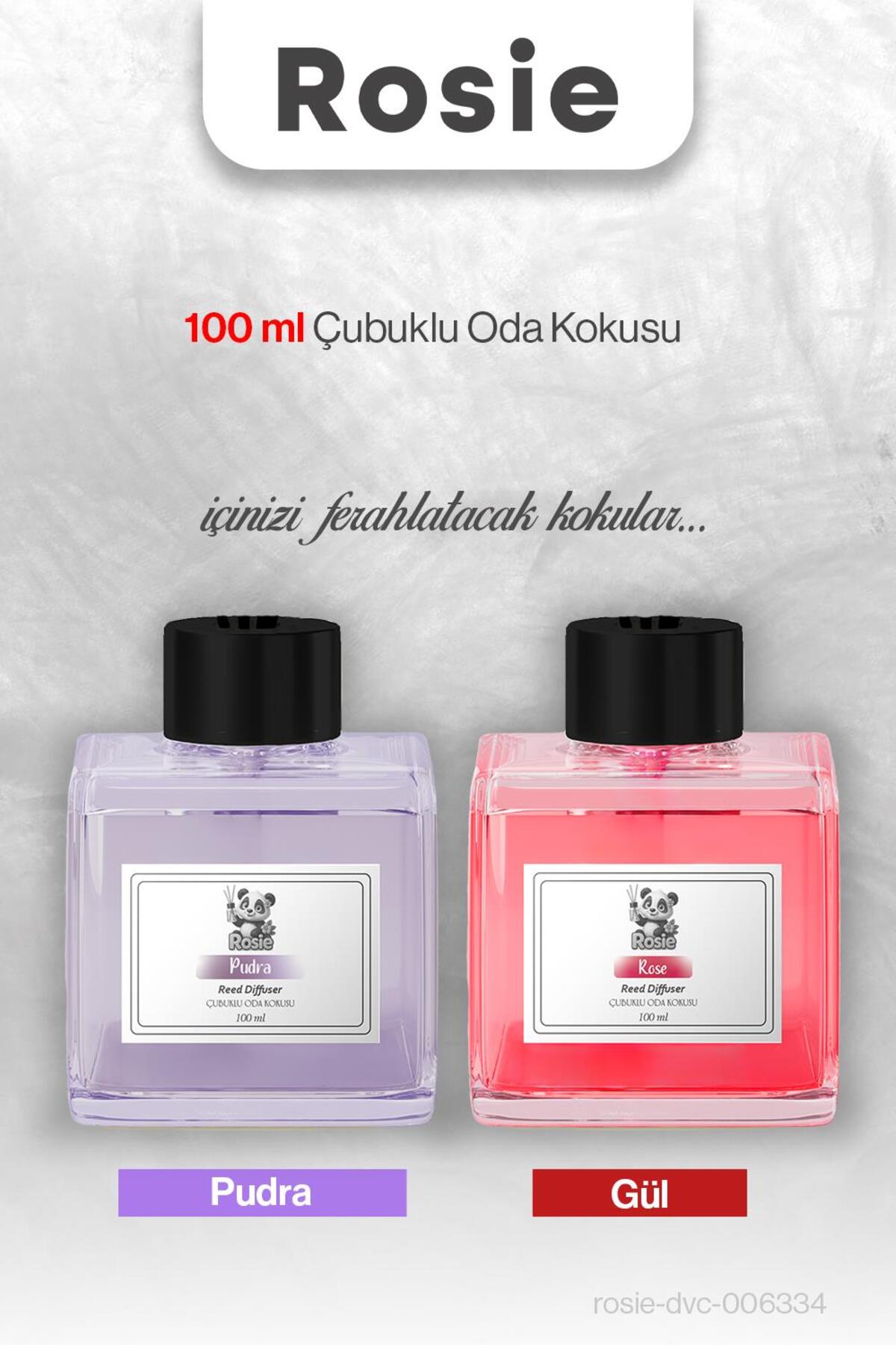 Pudra ve Gül Çubuklu Oda Kokusu 100 ml