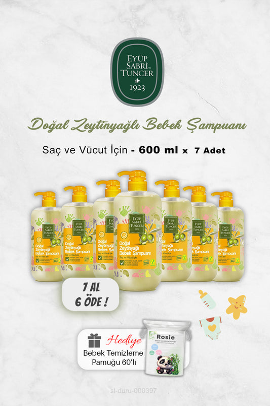7 Al 6 Öde Bebek Şampuanı 600 Ml, Rosıe Hediye