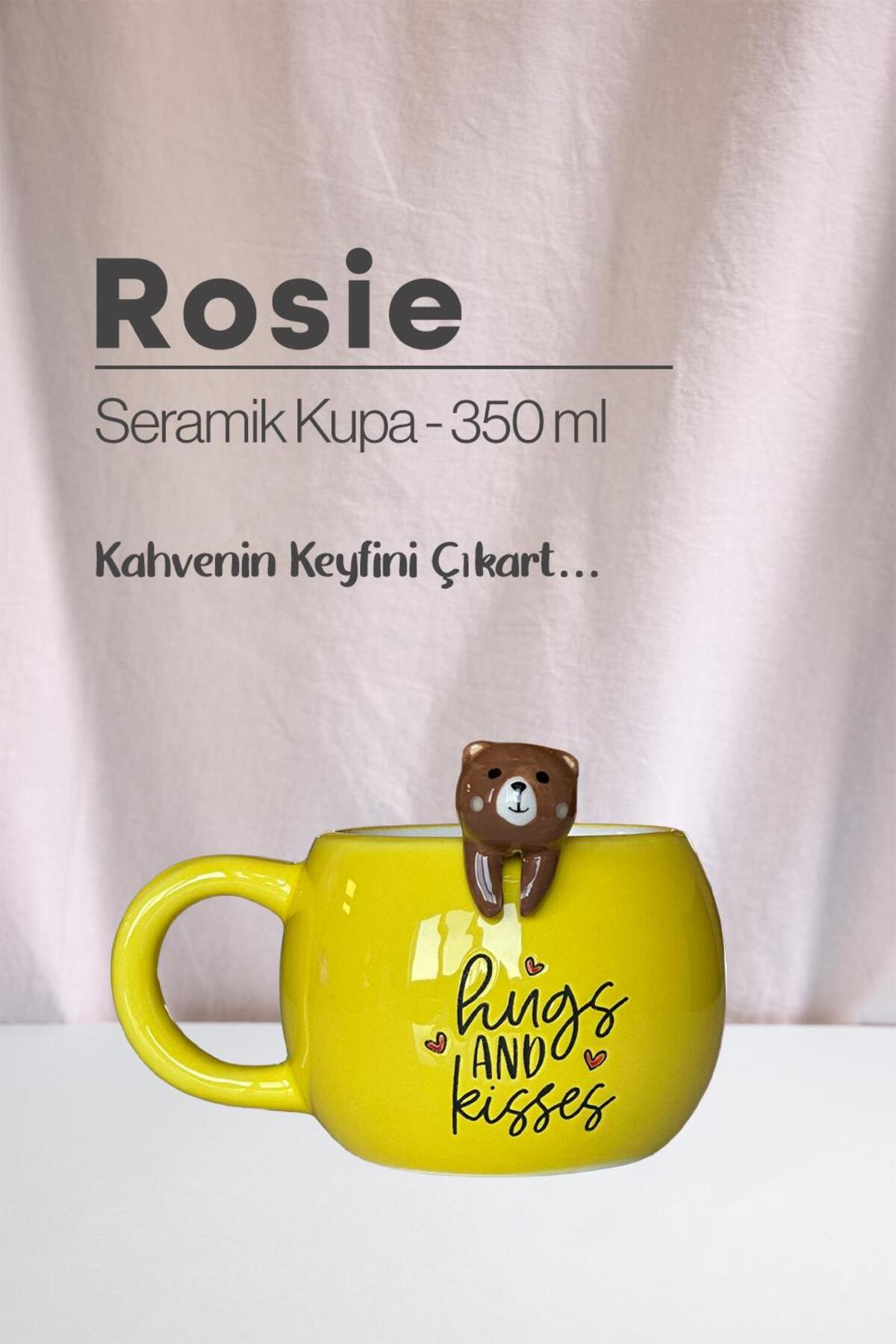 Unicorn ve Ayı Seramik Kupa 350 ml