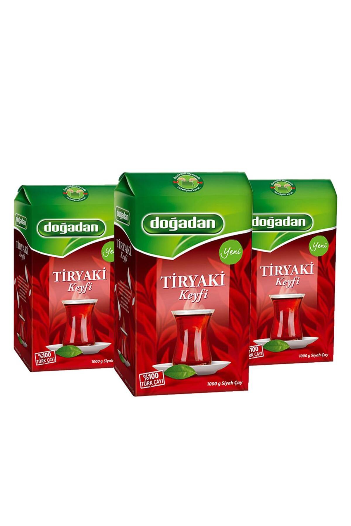 Tiryaki Siyah Dökme Çay 1 kg - 3 Adet