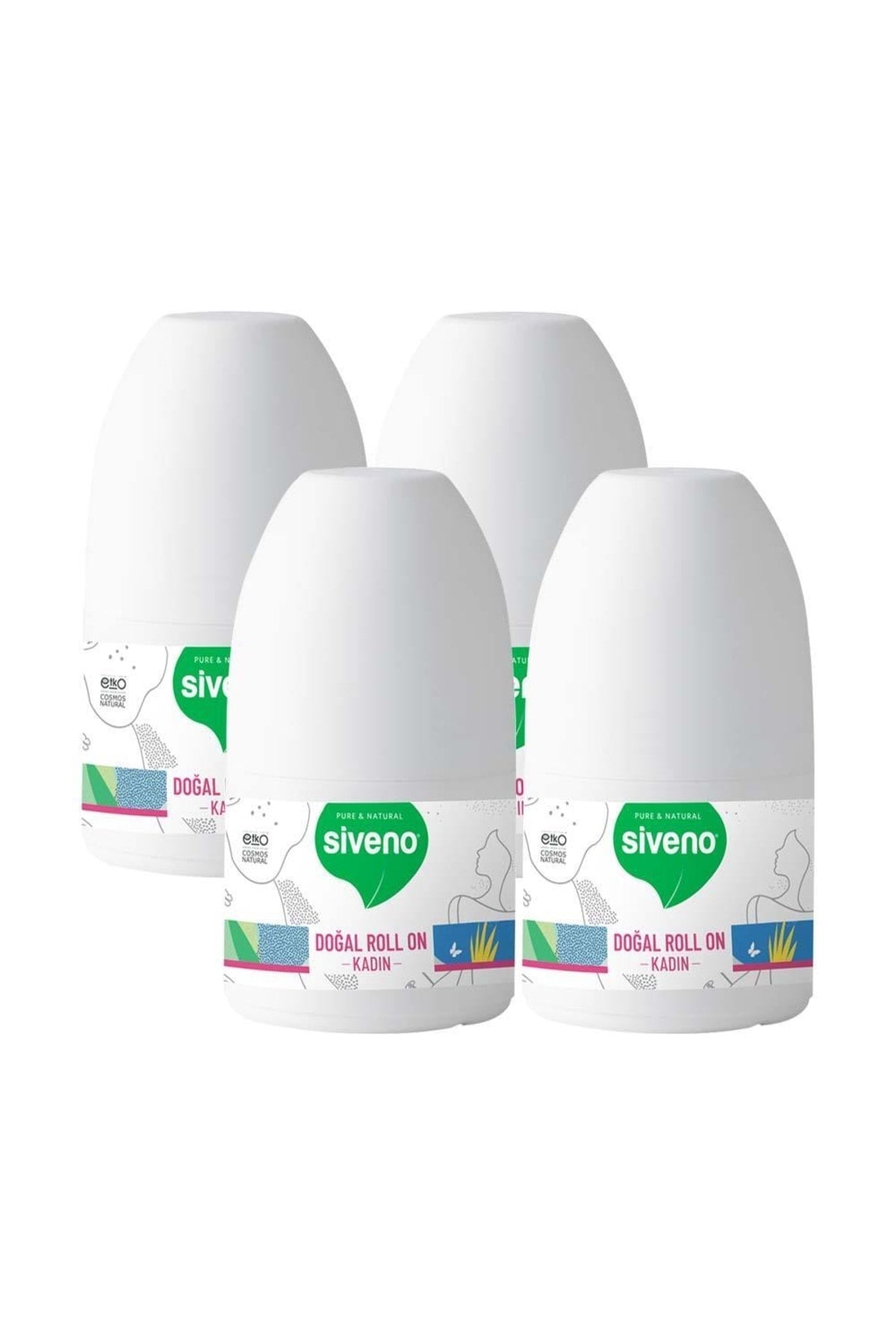 Doğal Roll-on Kadın 50 ml X 4
