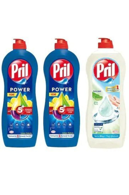 Limonlu Sıvı Bulaşık Deterjanı 2 X 675 g + Aleo Vera Losyonlu