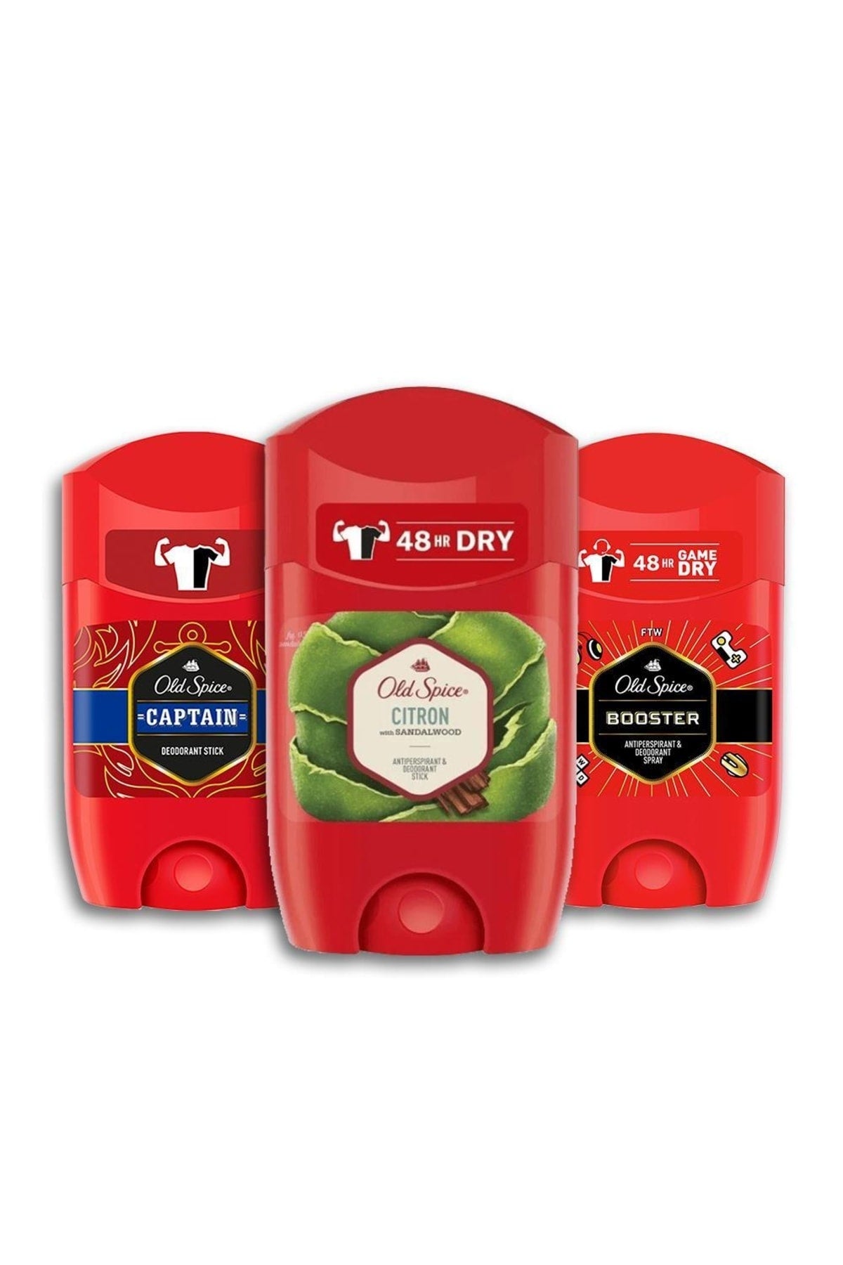 Captain, Citron Ve Booster Deodorant Stick 50 Ml