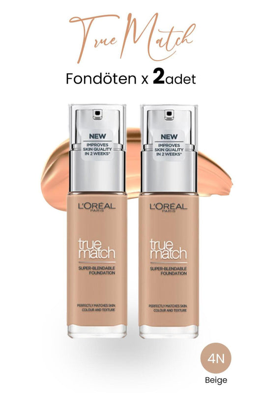 True Match Fondöten 4n Beige X 2 Adet
