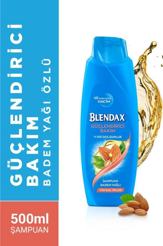 Badem Yağı Özlü 500 ml Şampuan – Besleyici Etki, Güçlendirici Bakım