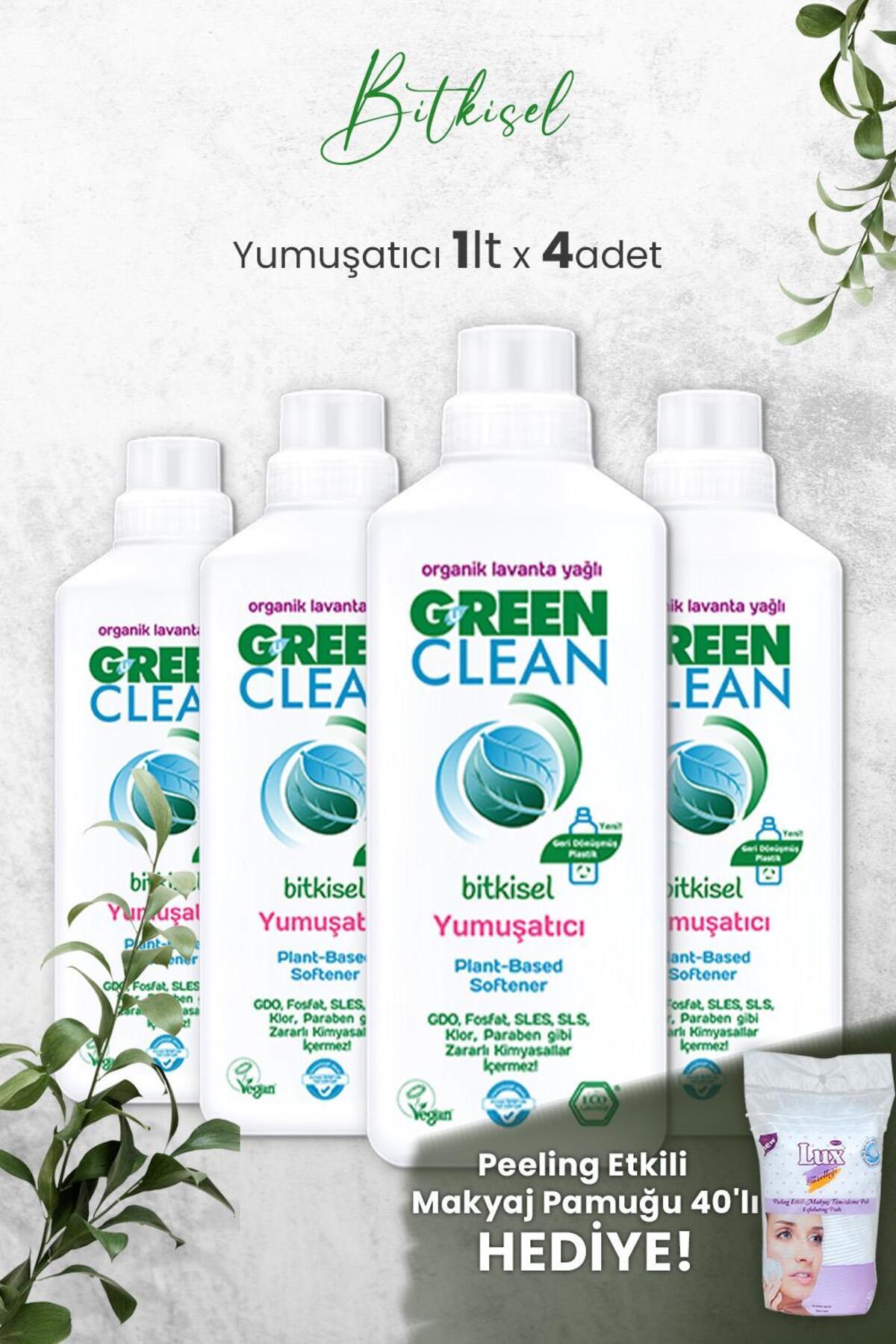 U Bitkisel Çamaşır Yumuşatıcısı 1 Litre (Lavanta Kokulu) x 4 Adet ve Hediyeli