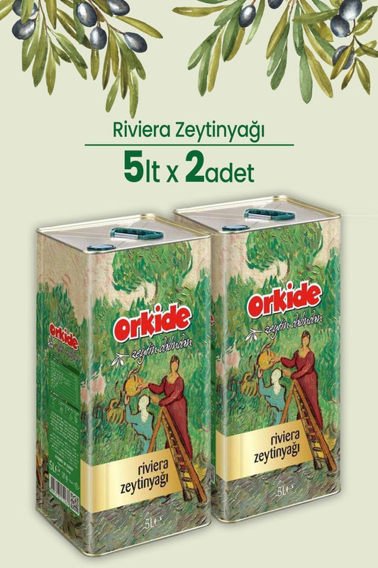 Riviera Zeytinyağı Teneke 5 Lt X 2 Adet