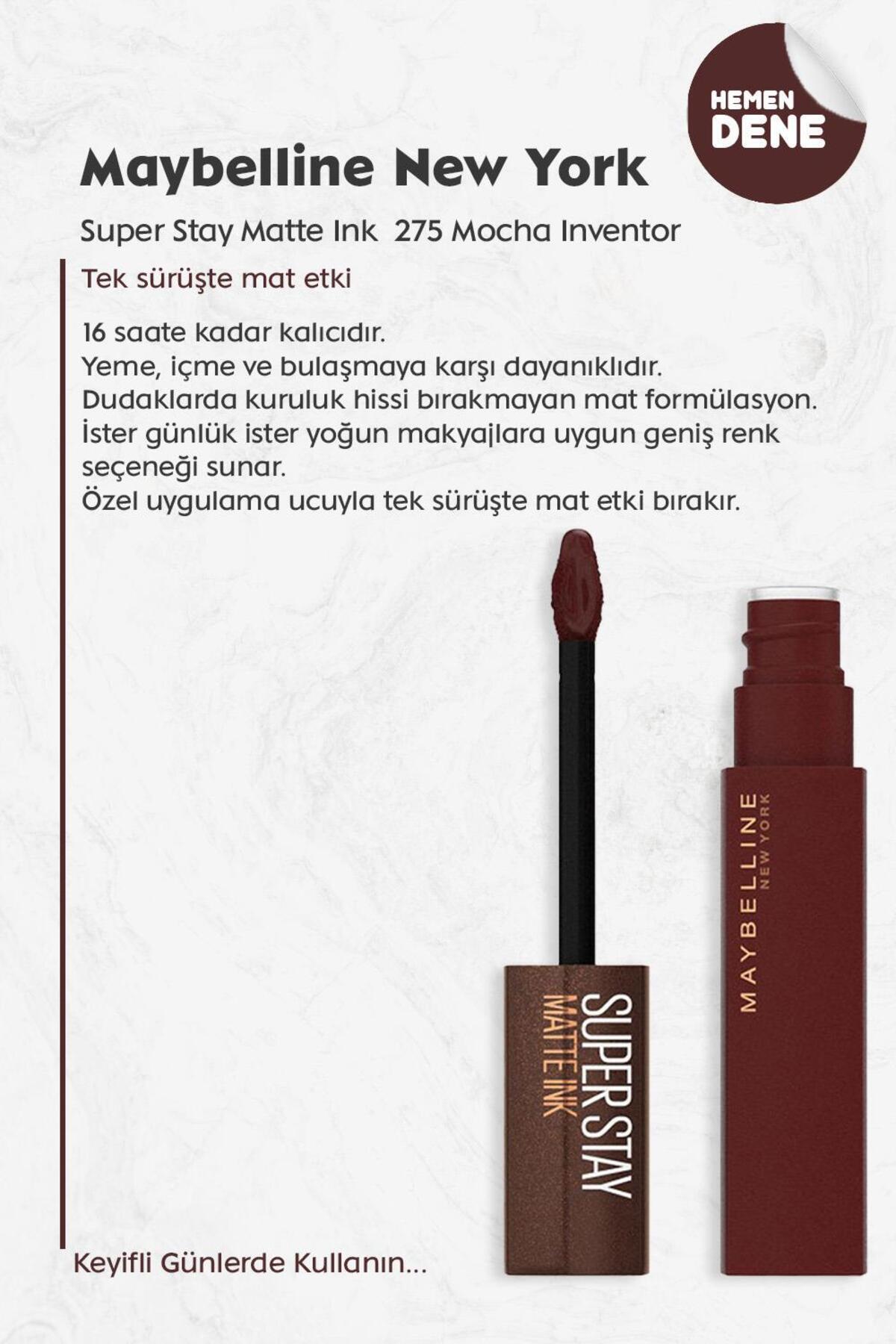 Super Stay Matte Ink 275 Mocha Inventor