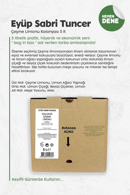 Çeşme Limonu Kolonyası 5 lt