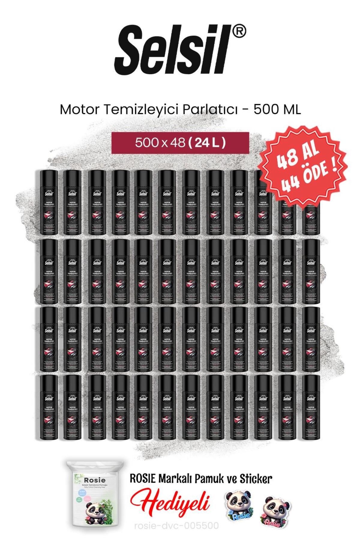 48 AL 44 ÖDE 500 ml Motor Temizleyici Parlatıcı, ve rosie pamuk
