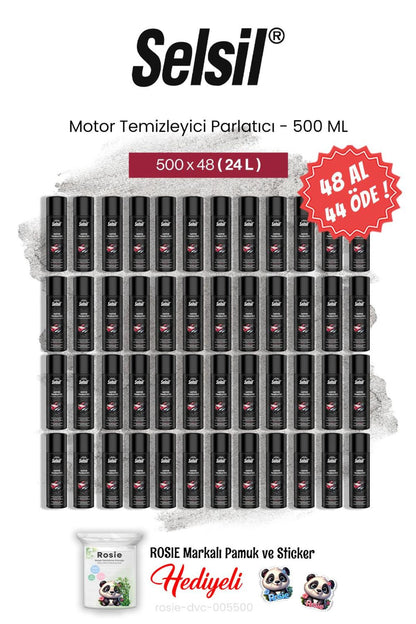48 AL 44 ÖDE 500 ml Motor Temizleyici Parlatıcı, ve rosie pamuk