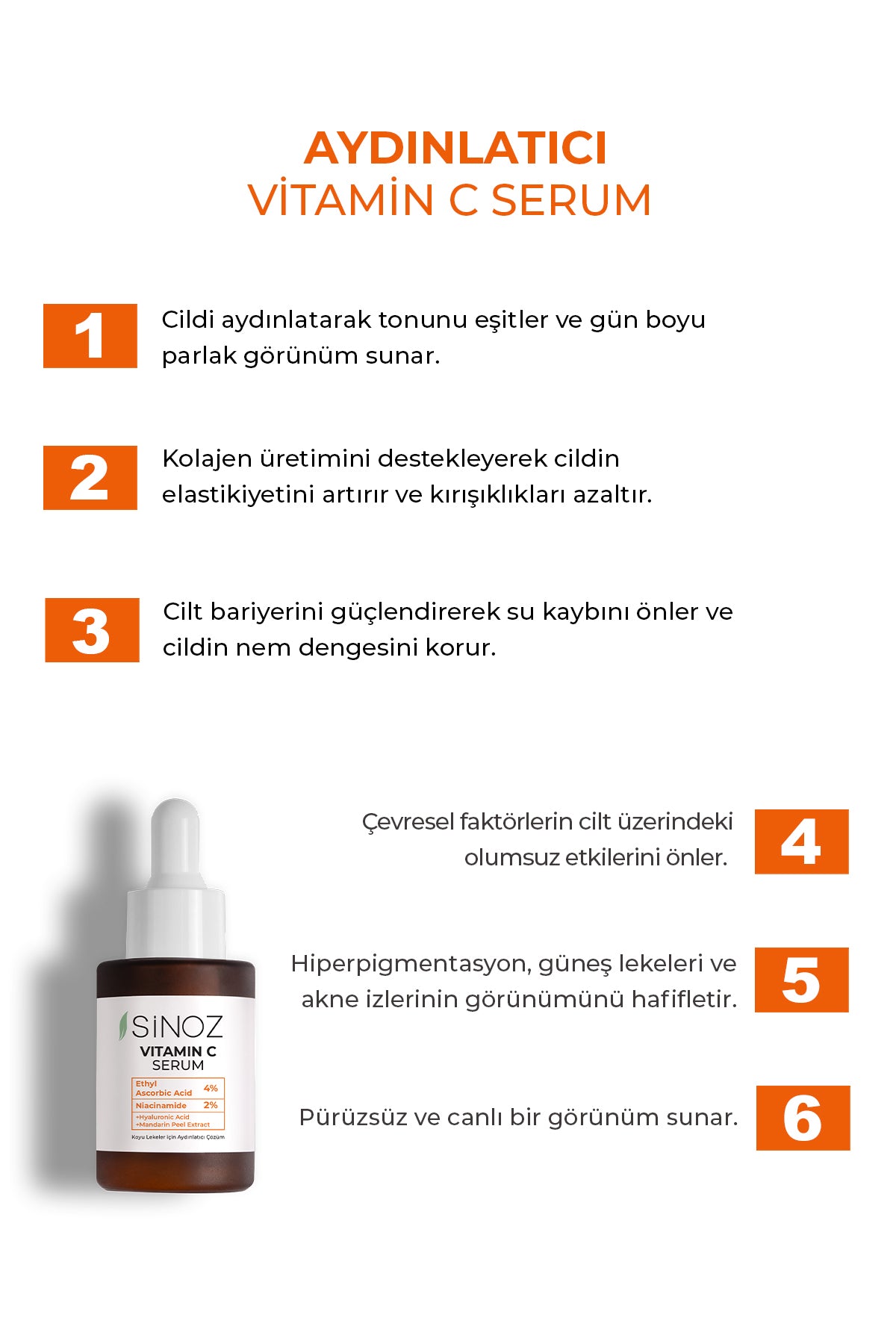 Aydınlatıcı C Vitamini Serumu 30 ml