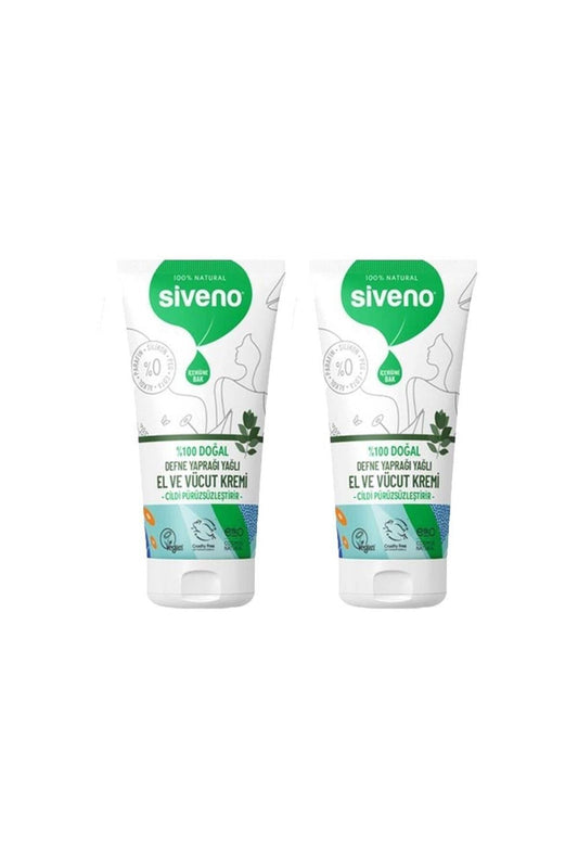 %100 Doğal El Ve Vücut Kremi Defne Pürüzsüzleştirici Yatıştırıcı Onarıcı Nemlendirici 50 ml X 2 Adet