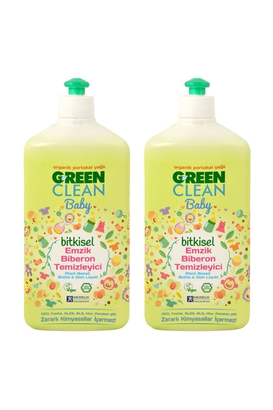 U Baby Bitkisel Biberon Emzik Temizleyici 500 ml x 2 Adet