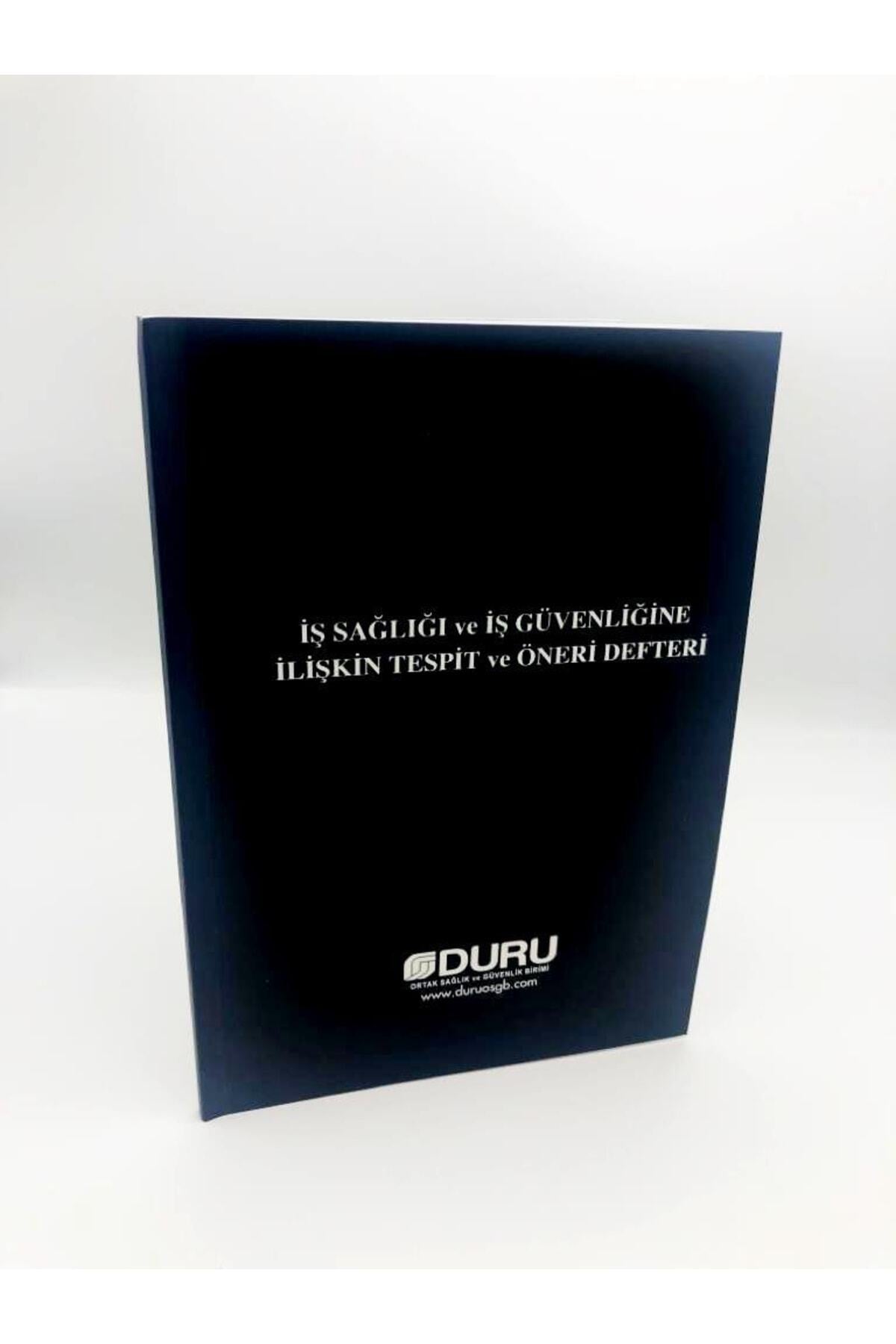 İsg Defteri, Duru Osgb Iş Sağlığı Ve Güvenliği Tespit Ve Öneri Defteri, 50 Sayfalı