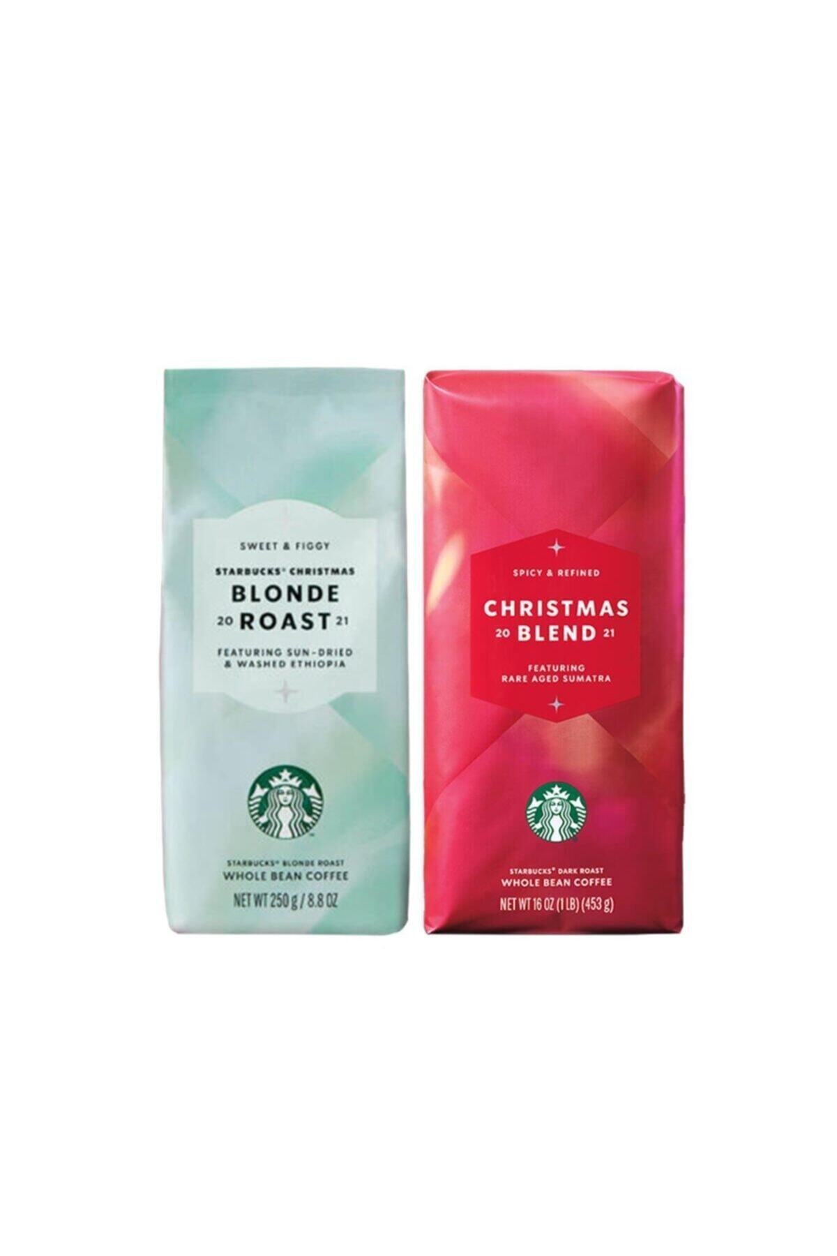 Christmas 2021 Blonde Roast Sun Dried N Washed Ethiopia ve Rare Aged Sumatra Çekirdek Kahve