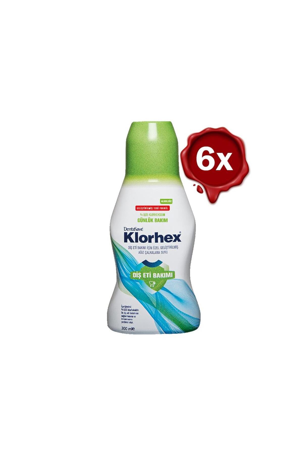 Klorhex Günlük Bakım Ağız Çalkalama Suyu 300 ml x 6