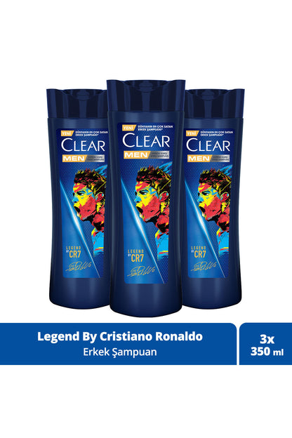 Men Kepeğe Karşı Etkili Şampuan Legend by CR7 350 ml x3