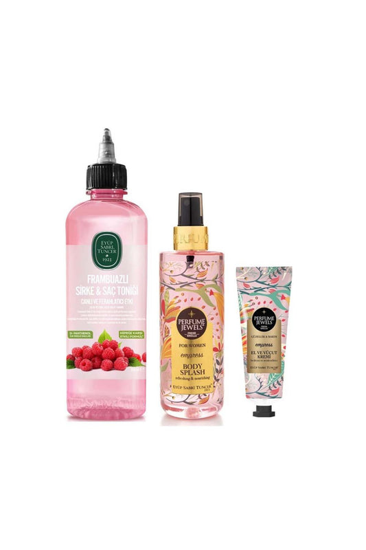 Frambuazlı Sirke & Saç Toniği 500 ml, El Kremi ve Vücut Spreyi