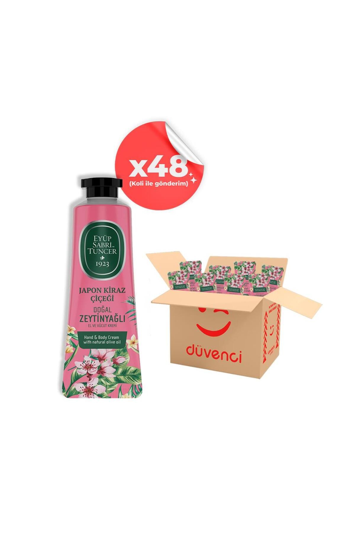 El ve Vücut Kremi Japon Kiraz Çiçeği 50 ml x 48