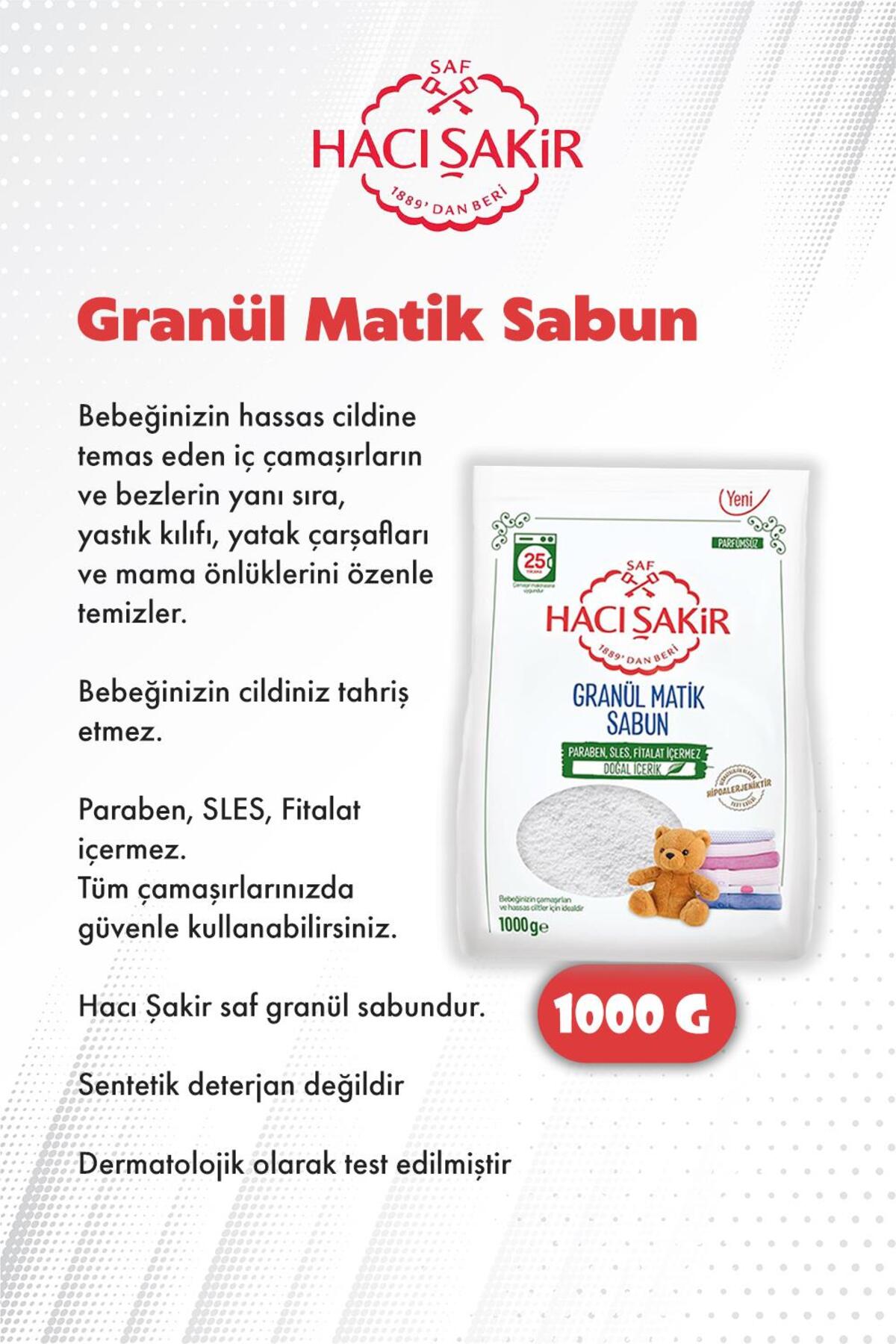 Granül Matik Çamaşır Deterjanı 1000 gr X2 ve ROSIE