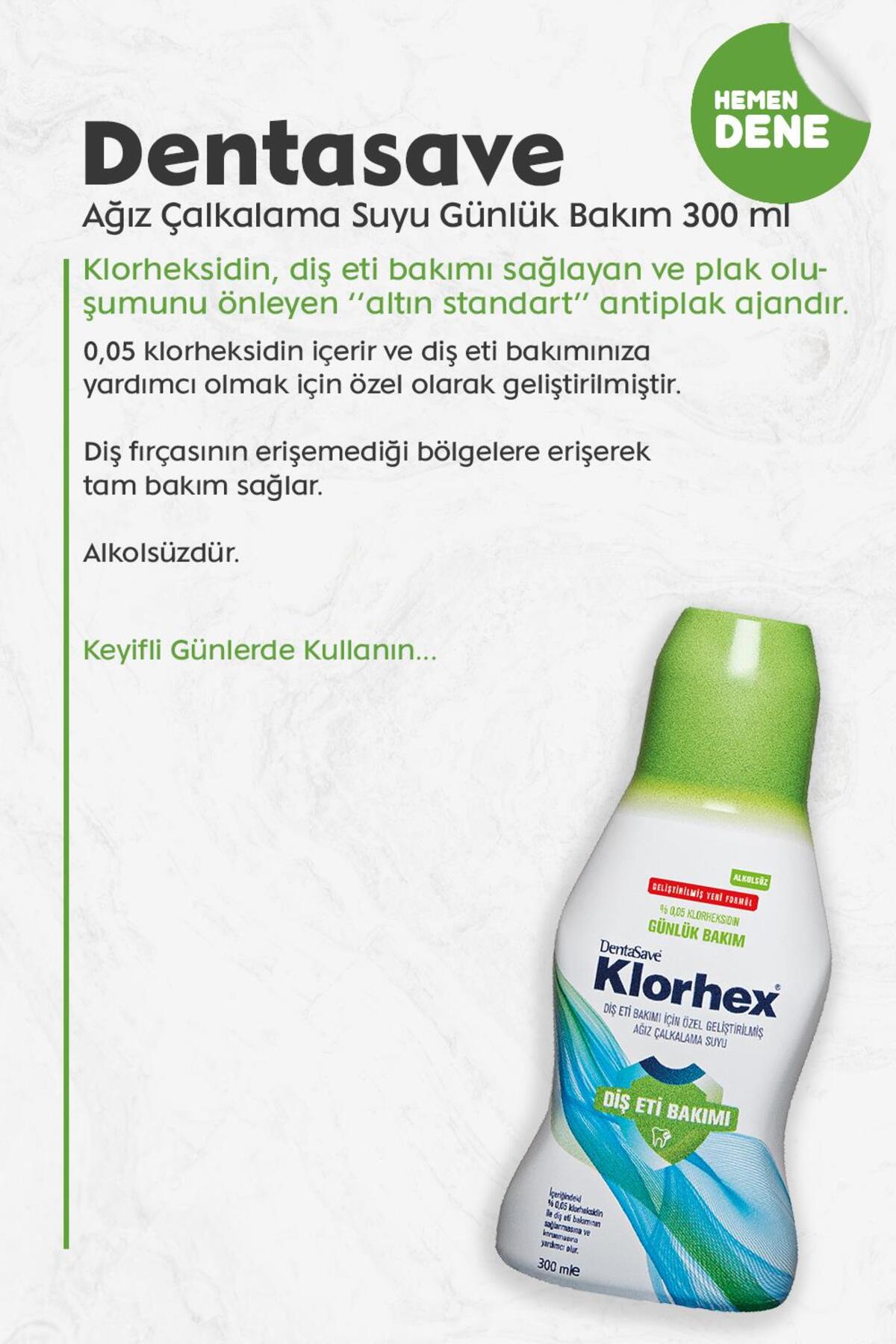 Klorhex Günlük Bakım Ağız Çalkalama Suyu 300 ml