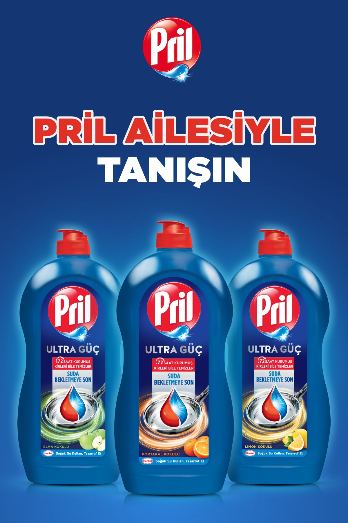 Ultra Güç Sıvı Bulaşık Deterjanı Adana Portakalı 1306 ml Hijyen Soğuk Suda Etkili