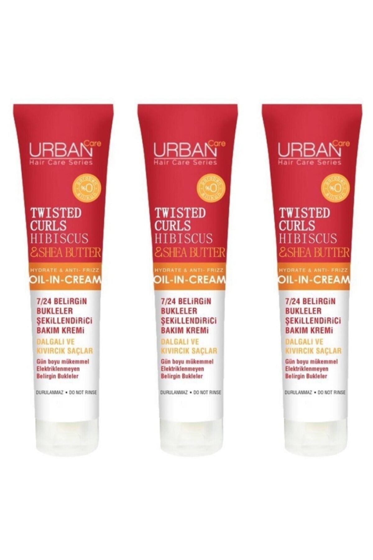 Hibiscus Ve Shea Yağı Içeren Bukle Belirginleştirici Durulanmayan Bakım Krem 175 Ml 3adet