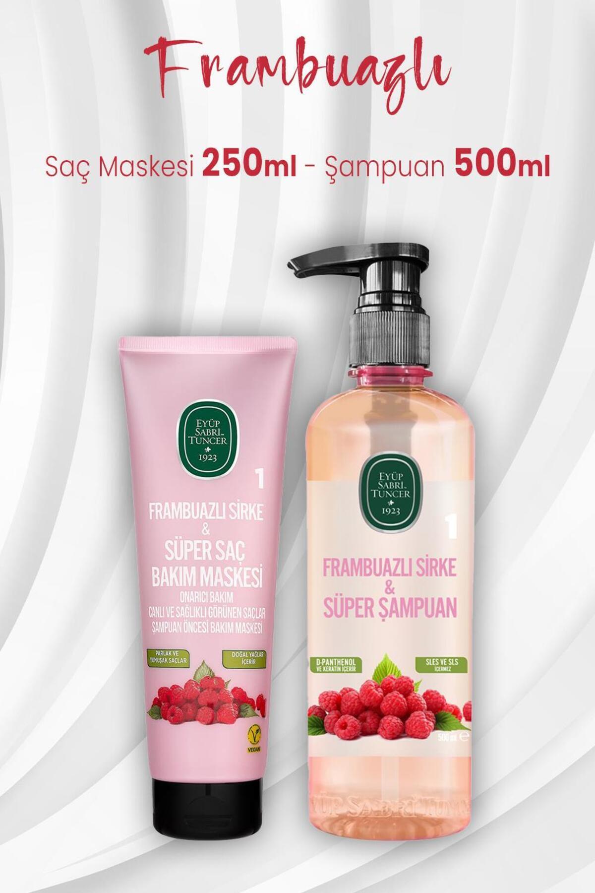 Frambuazlı Saç Maskesi 250 ml ve Şampuan 500 ml