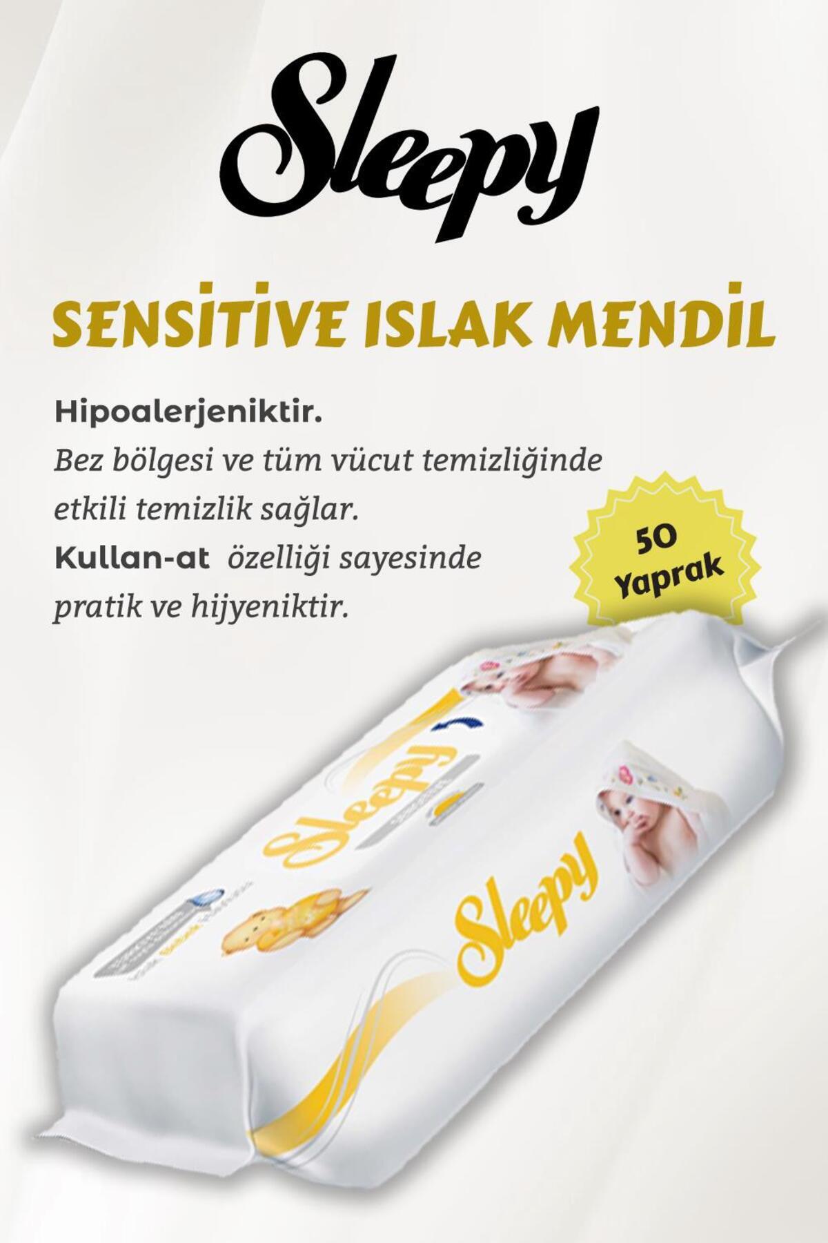 Natural Ultra Hassas Hijyenik Ped Normal 48 Adet, Sensitive 50'li Islak Mendil ve ROSIE
