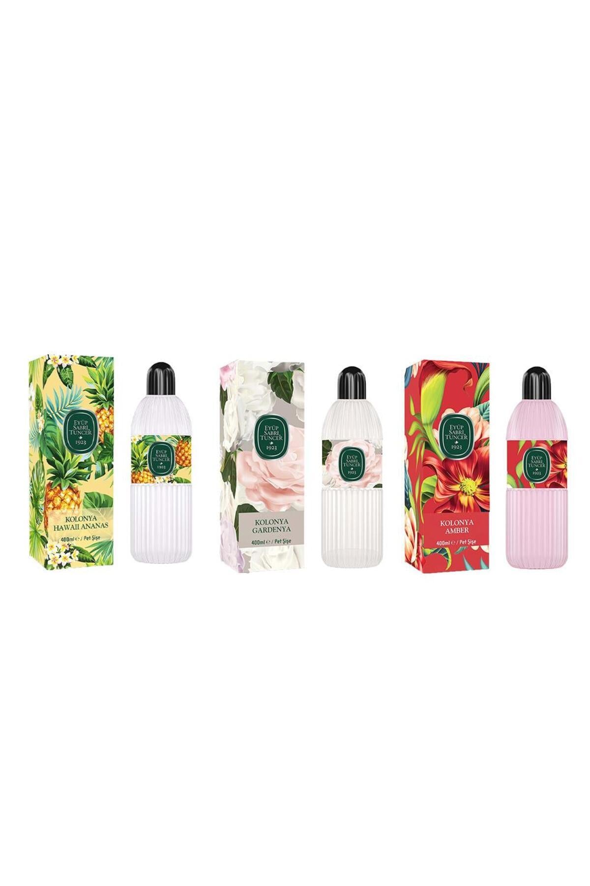 Kolonya Hawaii Ananas, Gardenya ve Amber Pet Şişe 400 ml