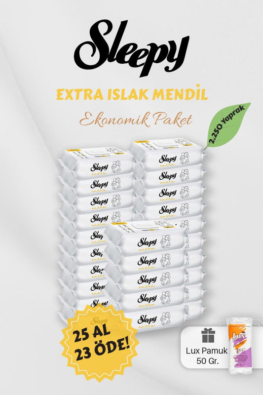 25 Al 23 Öde 90 Lı Extra Islak Bebek Havlusu Ve Rosıe Pamuk Hediyeli