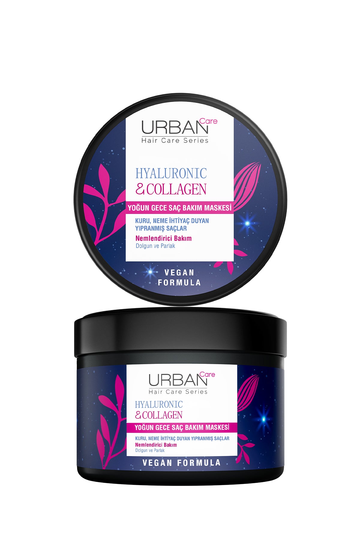 Hyaluronic & Collagen Hacim Veren Yoğun Gece Saç Bakım Maskesi-230ml-vegan -Ekstra Dolgunlaştırıcı