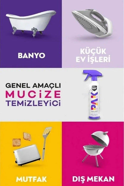 Pak 12 Li 500 Ml Köpük Temizleyici Sprey, Yağ Sökücü, Yüzey Temizleyici