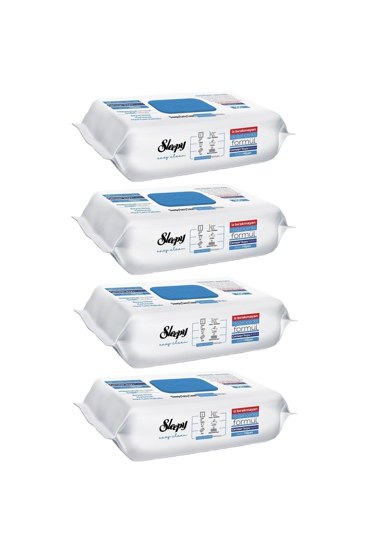 Easy Clean Yüzey Temizlik Havlusu Çamaşır Suyu 4'lü Set 400 Yaprak